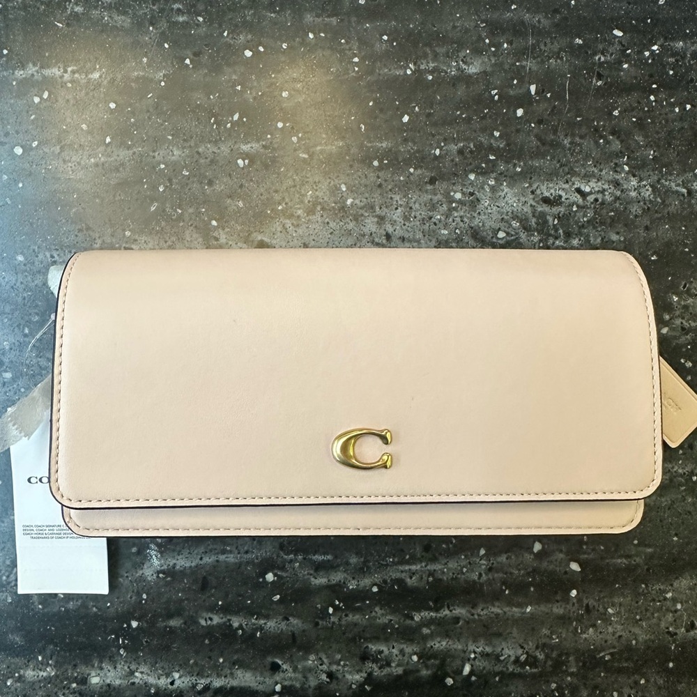 Coach Evie Long Wallet With Chain